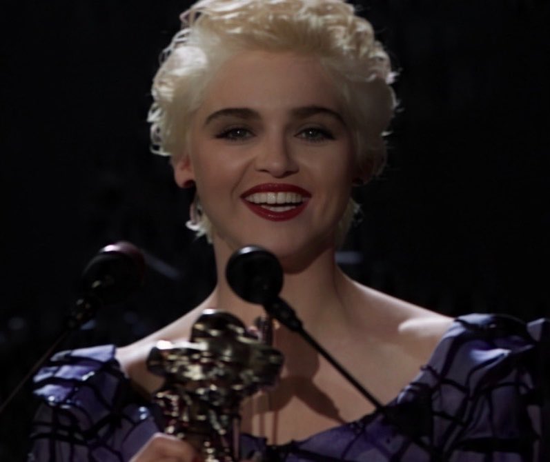 britneyslore's tweet photo. fun fact britney spears, michael jackson &amp; madonna won the mtv video vanguard without even having to perform… the award literally just had to be handed to the holy trinity. https://t.co/nCPkyDjf0q