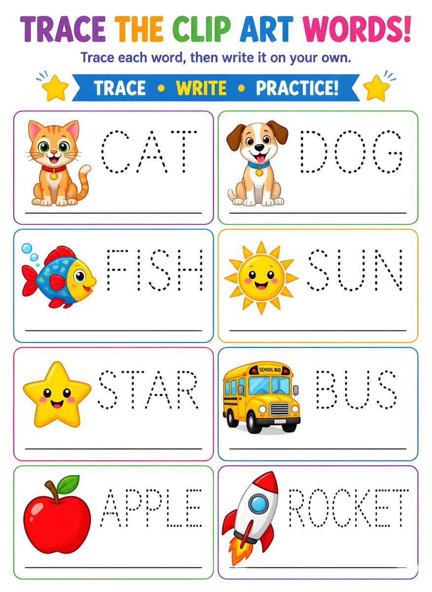 Secretelogique's tweet photo. 📚MY BIG CLIP ART ACTIVITY BOOK
100 pages of fun, creative activities for kids ages 4–8.
✏️ Coloring • Tracing • Counting • Matching • Puzzles • Drawing &amp; more!

👉 Explore the book on Amazon:
https://t.co/xBJKOXHO7l

#KidsActivities #ActivityBook #EarlyLearning #Ages4to8 https://t.co/2YOnPijafd