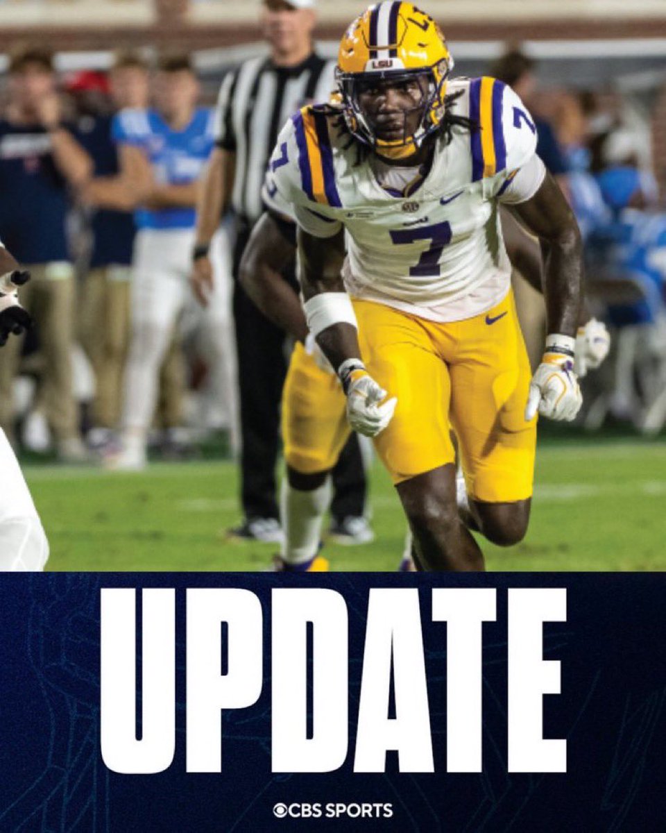 mzenitz's tweet photo. An update on injured LSU star tight end Trey’Dez Green:

The current hope is for him to be back for the Tigers’ matchup against Alabama Nov. 7, sources tell @CBSSports https://t.co/7D6I7hQmmL