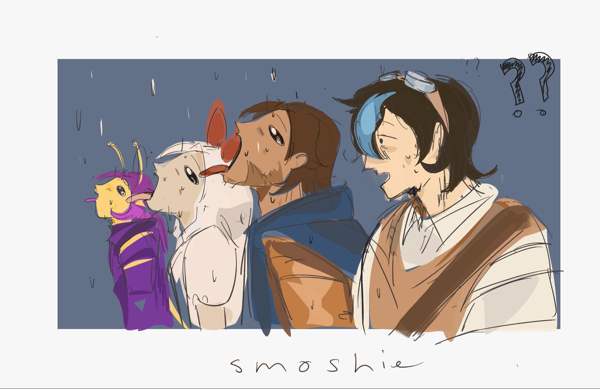 SmoshietheSeal's tweet photo. Been watching “ The Flight Smp” while doing a bunch of pantheon fanart. And I really couldn’t help myself to drawing these 4 during a small break. #theflightsmp #legundofanart #mythicalsausagefanart #princezamfanart #graeciefanart https://t.co/b2ksGJ6K2c