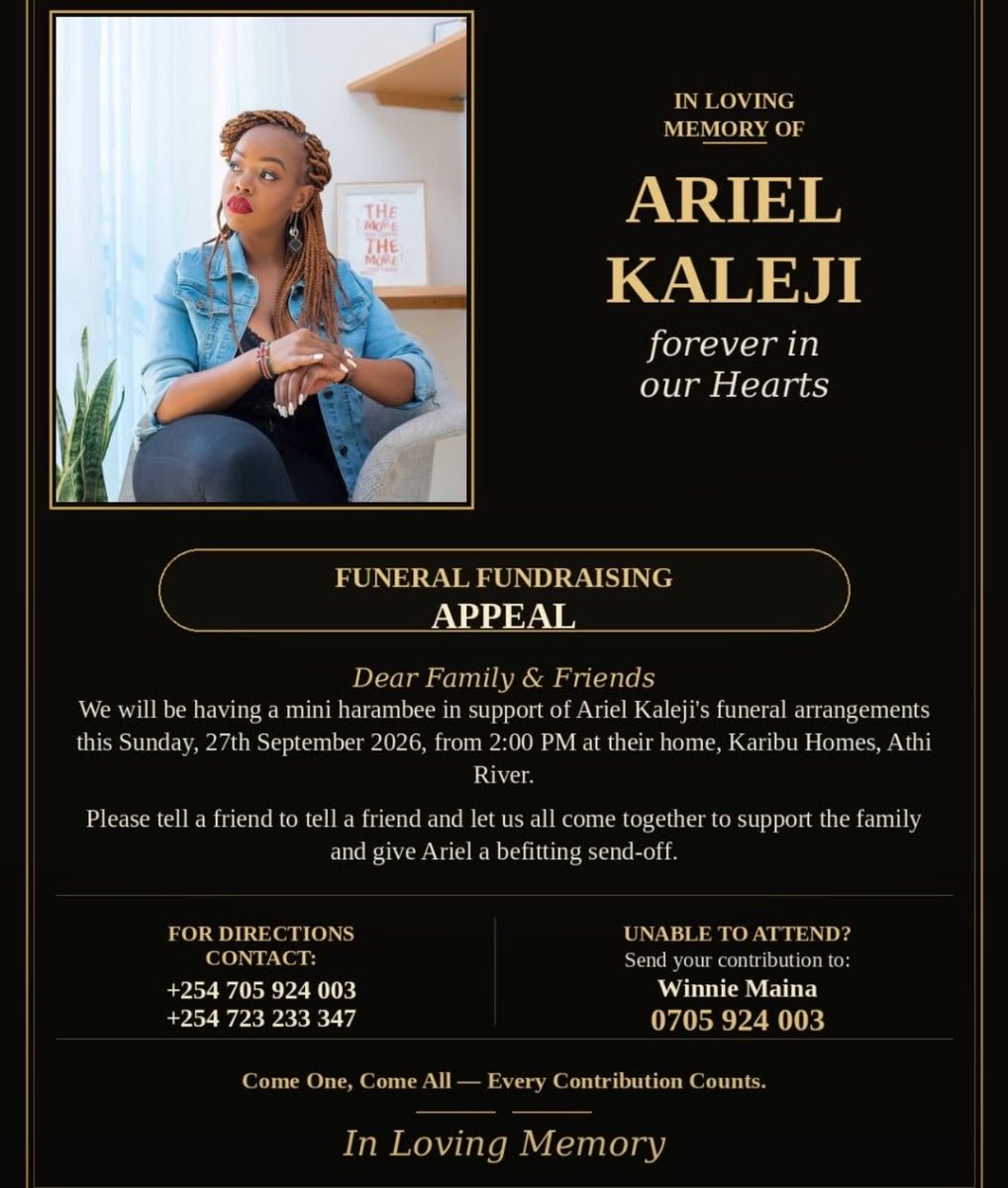 Theo_mwangi's tweet photo. She left a huge hospital bill behind, making this post so that all who knew her can help give her a befitting send off. https://t.co/6dpYTMM6yB