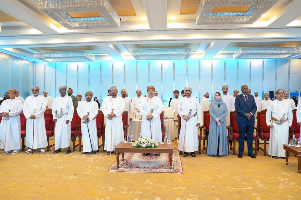 KenEmbMuscat's tweet photo. H.E. Abdi Aden Korio, Ambassador of the Republic of Kenya to the Sultanate of Oman, attended the launch of the National Campaign to Combat Human Trafficking (AMAN2), held under the theme “Awareness is Everyone’s Right.” https://t.co/XChjG2UrlT