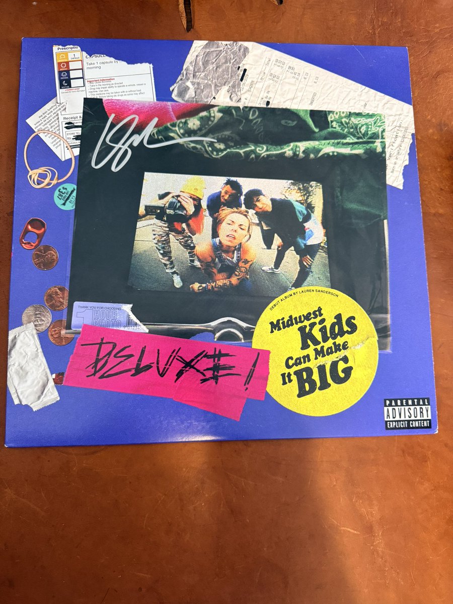http_soonergirl's tweet photo. I have a pink Lauren Sanderson signed Midwest Kids Can Make it Big vinyl that I’m wanting to part ways with. 
I have it listed on Depop for $150 but will take best offer 
#laurensanderson https://t.co/rXHCS58Mqc