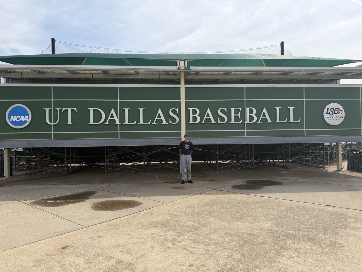 collinchapek526's tweet photo. Thank you University of Texas at Dallas for the great opportunity to come out there and play ball. I had a great time on yalls beautiful campus. #UTDbaseball #DulinDodgers #classof29 https://t.co/oNoCtTgBs4
