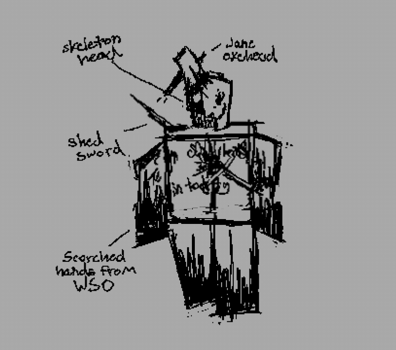 waffe_l's tweet photo. @Hakimarcy mockup 

ik people constantly say it was never a thing but there is so much untapped potential with fors*ken being a horror game https://t.co/TUu8zVV4fE