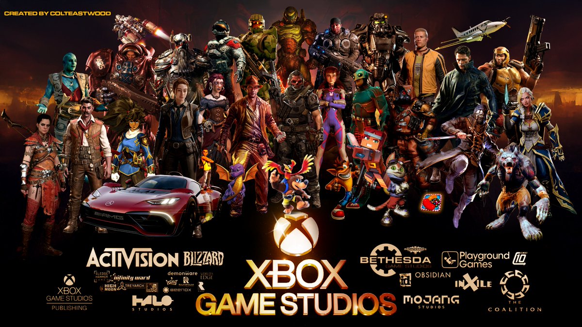 Colteastwood's tweet photo. Xbox Studios &amp; Franchises (update 2026), Good to see that about 25 of these IPs are still going and even seeing new games very soon! https://t.co/OTHsW1ajDp