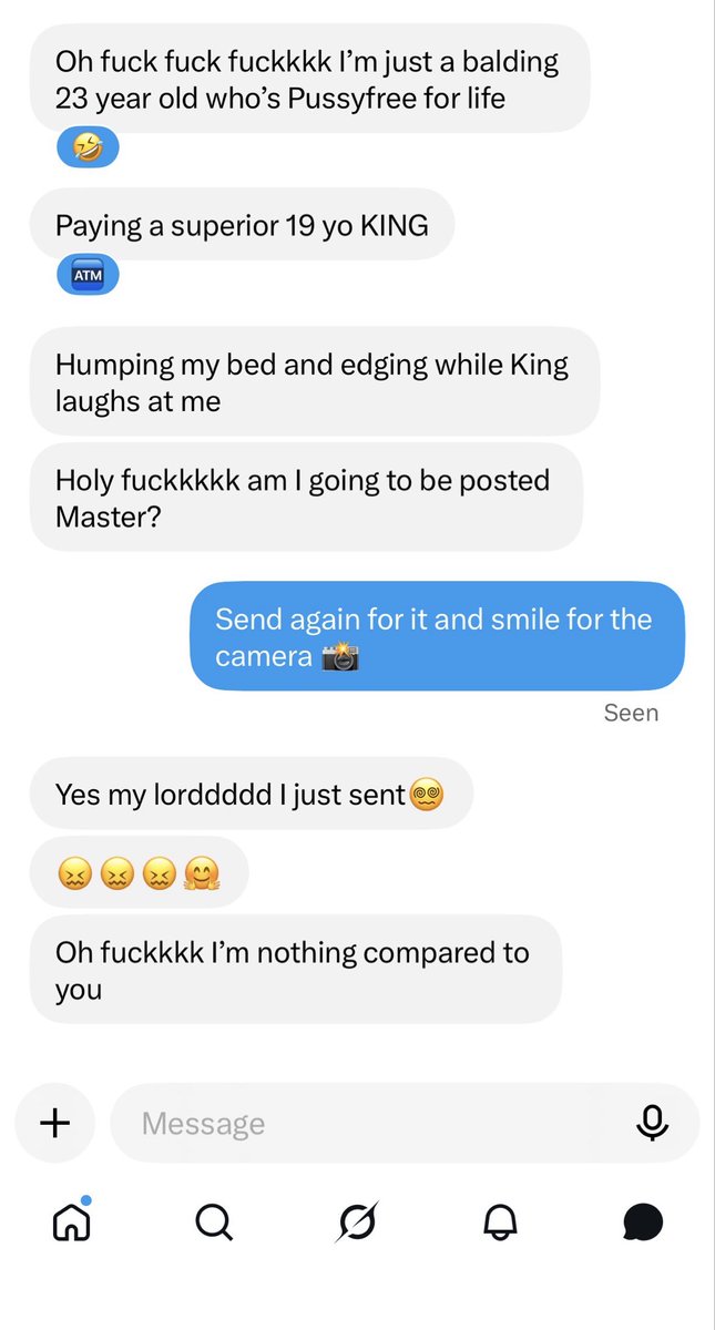 manScammequin's tweet photo. transfering ur wealth to an 19yr old SO MUCH better than fixing ur mental health 💔😭

catfish findom manscam https://t.co/bMnnTn0wSI