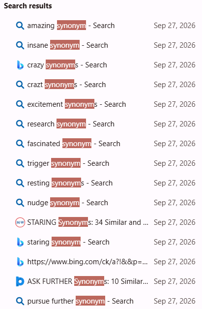 lesbistaroth's tweet photo. "You write so much, so your vocabulary must be pretty good" the humbling history tab : https://t.co/i9WArCrunB