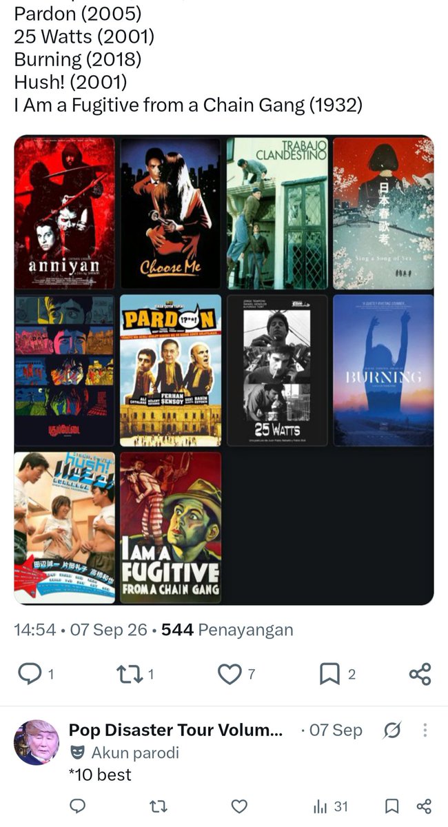 thelosthoppus's tweet photo. I Am a Fugitive from a Chain Gang (1932) is one of the best non 2026 releases I've seen this year. 

8.5/10 https://t.co/pewWyrlQs7