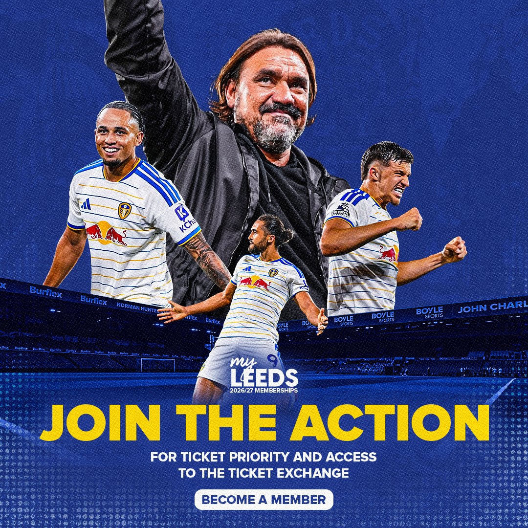 LUFC's tweet photo. 🎫 Join the action! Enjoy ticket priority and access to the Ticket Exchange!

Become a member at https://t.co/orRPY8tkIn https://t.co/vxicm5qFDP