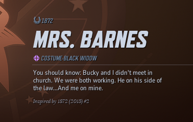 BleedingSun5's tweet photo. I saw this yesterday... Winterwidow is canon?? https://t.co/vKn1SOXzba