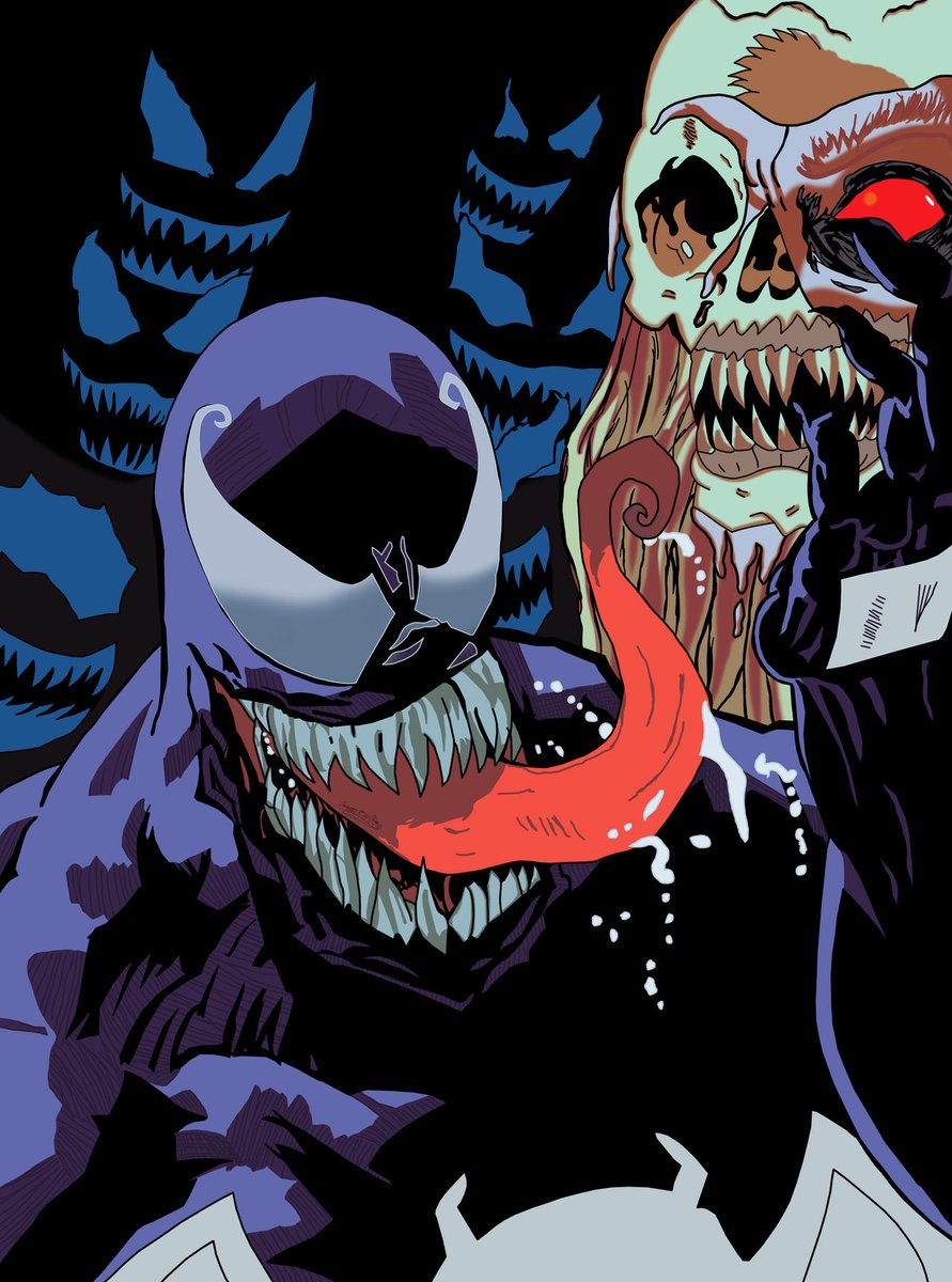scar11921219's tweet photo. #Venom, the King in Black, style based in @RyanStegman https://t.co/Y4rAj041wX
