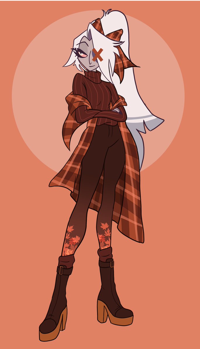 MidniteSkittles's tweet photo. The girlfriends get some cute fall outfits too! #hazbinhotelfanart #charliemorningstar #vaggi #chaggie https://t.co/3OnnalTjsV