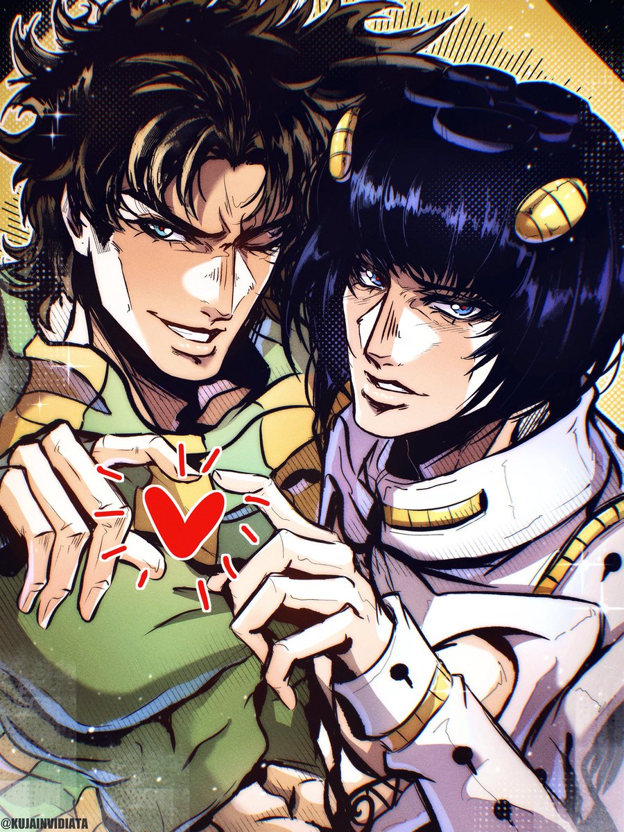 CappuRis's tweet photo. Best wishes for Joseph Joestar &amp; Bruno Bucciarati for their special day 🎂✨ https://t.co/eARrbxp6V2