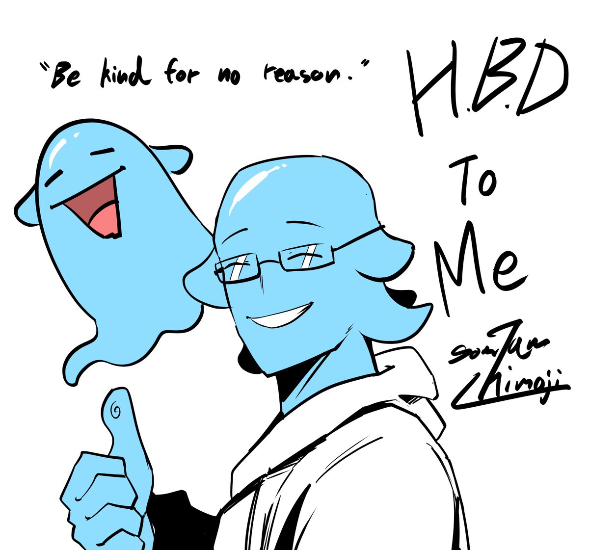 PizzaKimoji's tweet photo. HBD to me https://t.co/elamzL7Zgc