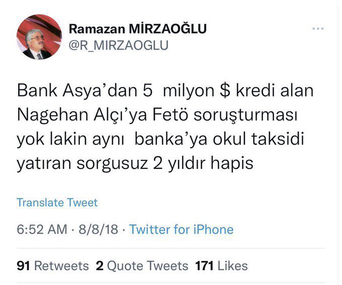 ProfAtak29's tweet photo. 🔴 BankAsya’yı Cumhurbaşkanı Recep Tayyip Erdoğan, Abdullah Gül, Tansu Çiller kurdela keserek açar.

🔴 Bankasya Gn Müd Ali Fuat Taşkesenlioğlu SPK Başkanı olur.

🔴 Sedat Peker 500bin, Nagehan Alçı 5 milyon #dolar kredi alır.

🔴 Öğrenciye zorunlu hesap açılır, siciline BankAsya kaydı işlenir, fişlenir, kimileri soruşturma geçirir, tutuklanır!

🔴 Garibanın Bankasya’da hesabı var diye hapsedilir…

✅ Yalansın dünya…

#YargıEliyleZulüm
AkpÜlkeye NeKazandırdı
AkpDönemi ZulümDönemi