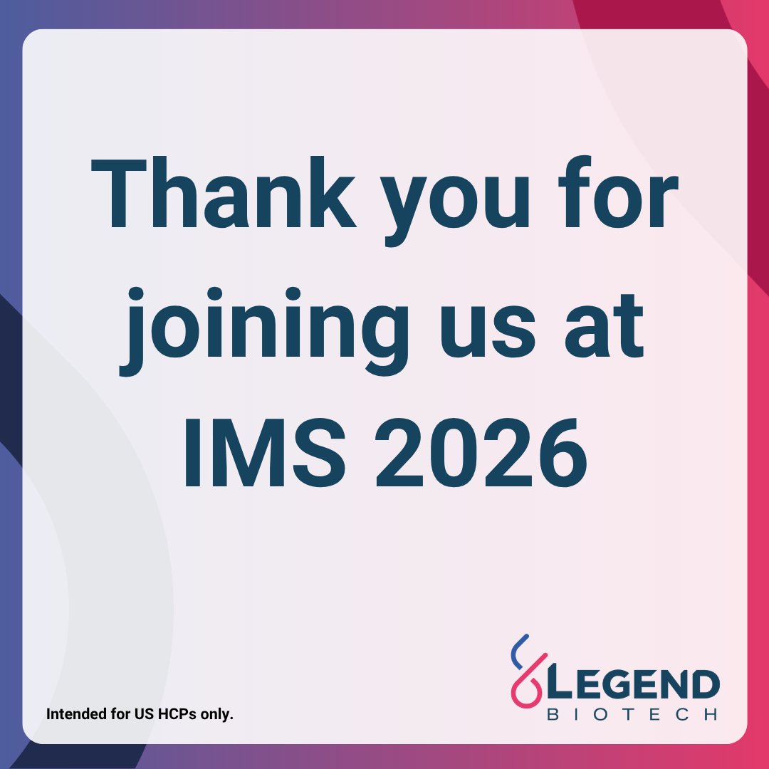 Legend Biotech Medical Affairs (@LegendUSMA) — #IMS26 — conference slide