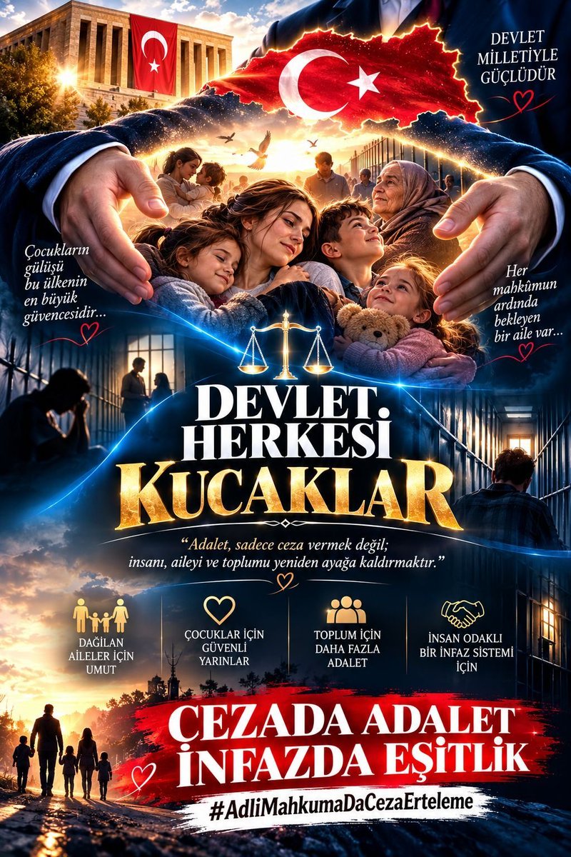 hacjekf's tweet photo. @cuneytyuksel_ #AdliMahkumaDaCezaErteleme
CEZADA ADALET İNFAZDA EŞİTLİK https://t.co/drik356VPe