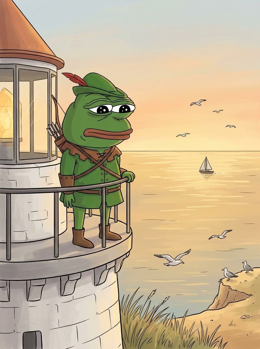 RobinPepeCoin's tweet photo. Evening watch https://t.co/BQidhMQjlC