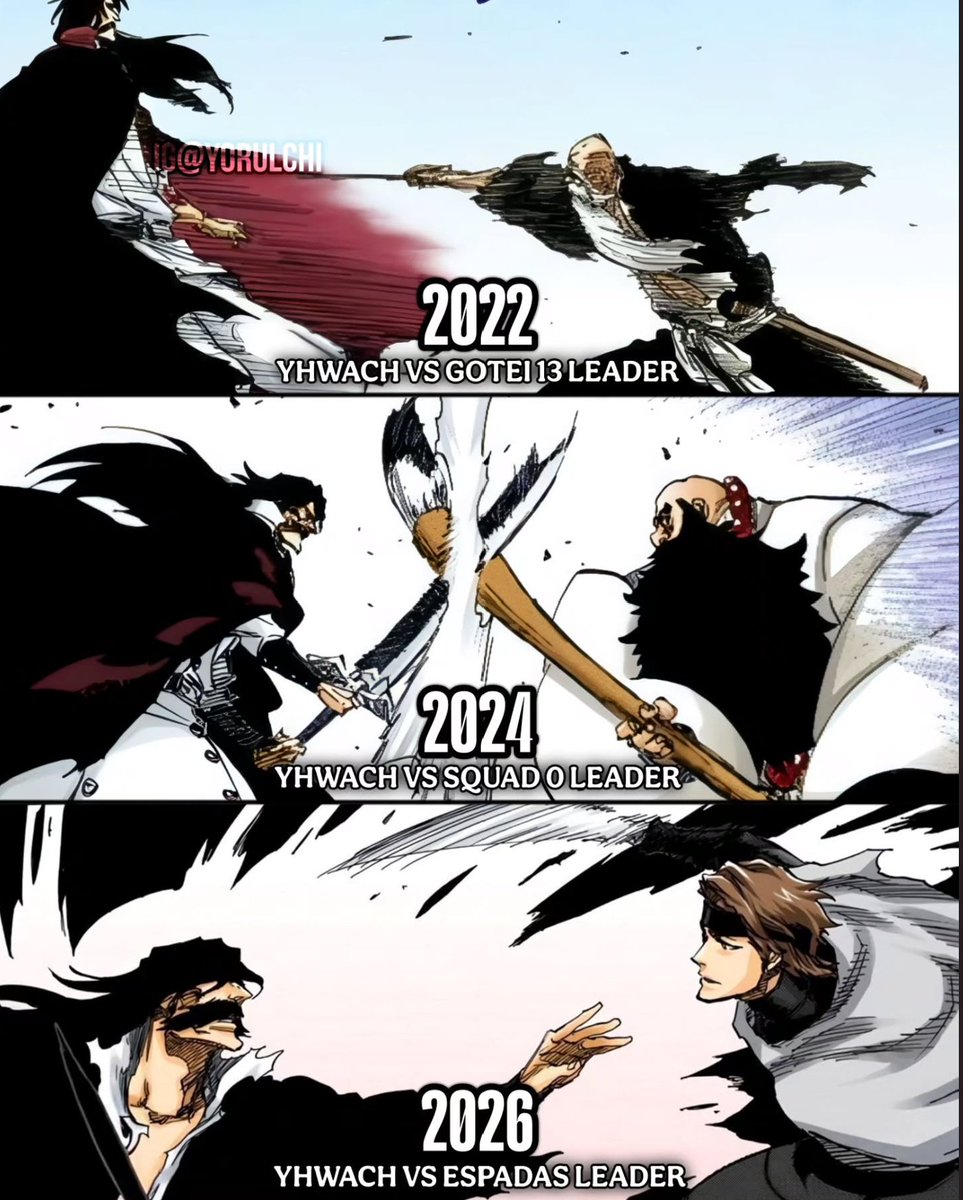 Retro_Bleach1's tweet photo. Yhwach roasted every leader 😭😭 https://t.co/JJOH4ENJSJ