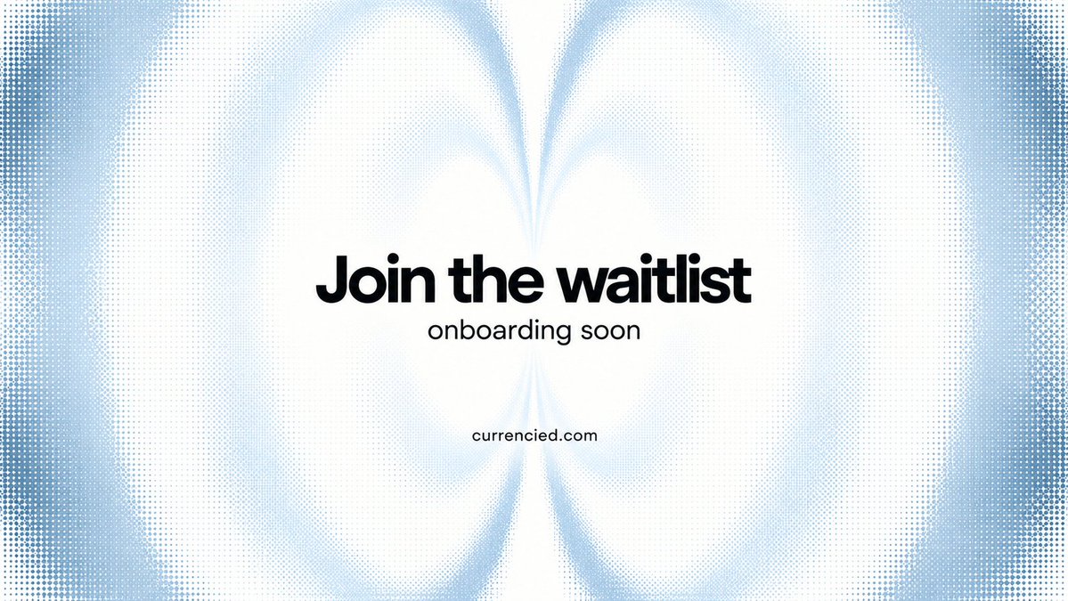 usecurrencied's tweet photo. Join the waitlist 

onboarding soon

https://t.co/2NVmTVXf2u https://t.co/aH24jzTSmp