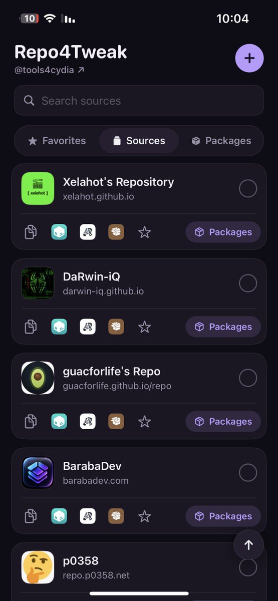 tools4cydia's tweet photo. سورسنا جديد 

https://t.co/BsifQtDdGq

تطبيق  ipa Repo4Tweak 
ضفنا سورسات جديده وتحسينات 
تدعم من 14 لحد 26

https://t.co/jXVFPoygdD

✅ https://t.co/0wltL871CY