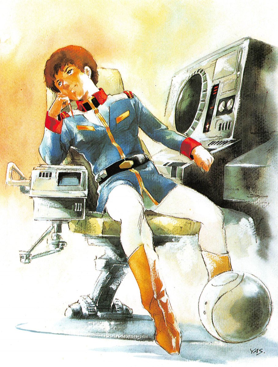 wikigundamfrbot's tweet photo. Illustration incluse dans le mook "Mobile Suit Gundam Complete Works Volume 5"

Date : 24 octobre 1980

Auteur : Yoshikazu Yasuhiko

#gundam https://t.co/671YYc16RG