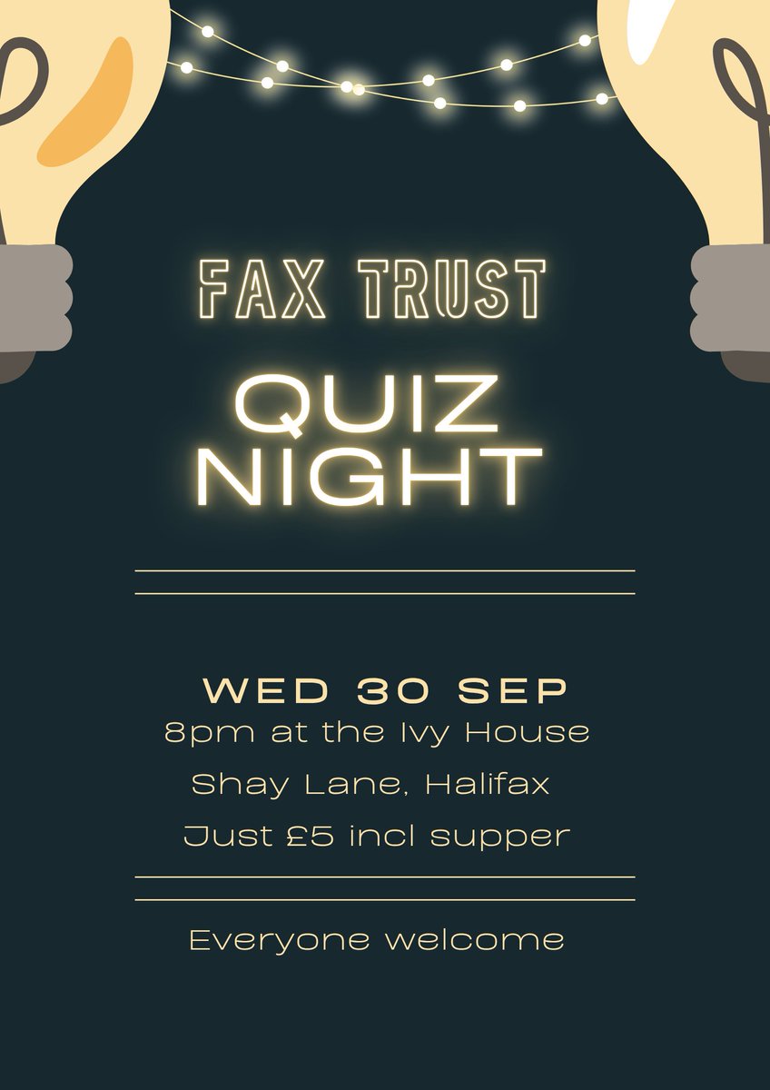faxtrust's tweet photo. Come and join us on Wednesday for a great evening. 
Everyone is welcome 💙🤍 https://t.co/tUVZxQaKLu