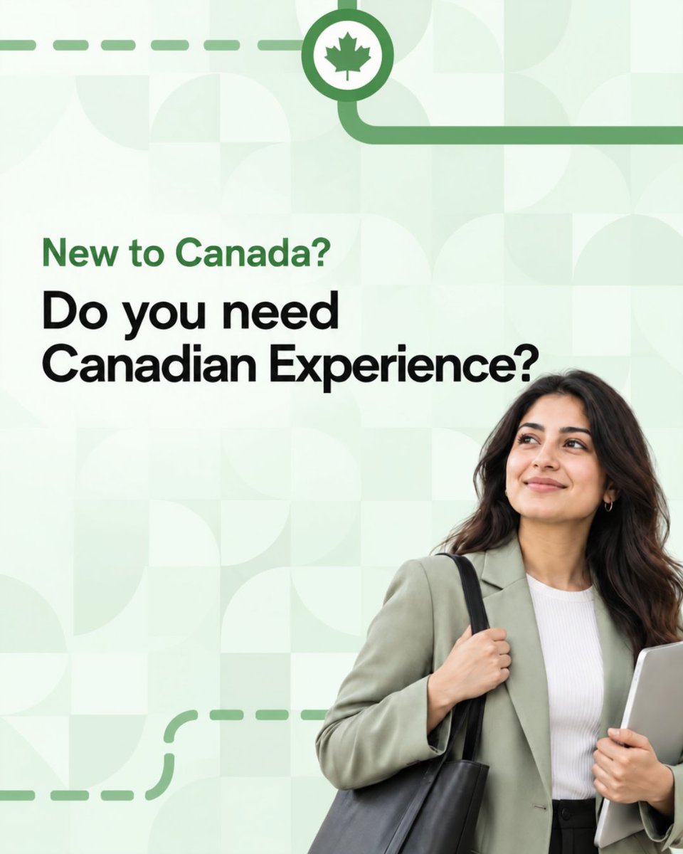 TSECSupport's tweet photo. New to Canada and wondering if you need โCanadian experienceโ?
Your experience from another country still counts. Focus on showing how your skills and accomplishments connect to the role you want.
#NewToCanada #TorontoJobs #GTAJobs #JobSearchTips https://t.co/w7F9alj4j9