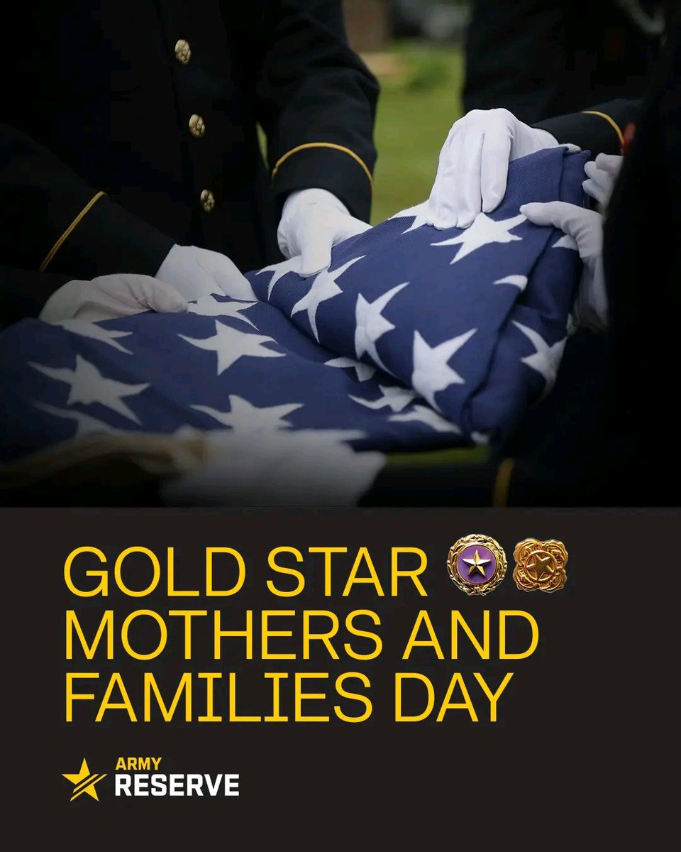Steph_JTownsend's tweet photo. Today, Sept. 27, we observe Gold Star Mothers and Families Day, honoring the families of service members who died while serving our nation. ⭐
Their loss reflects the true cost of freedom. We stand with Gold Star families in remembrance and gratitude, today and every day. https://t.co/aRszNTeq4f