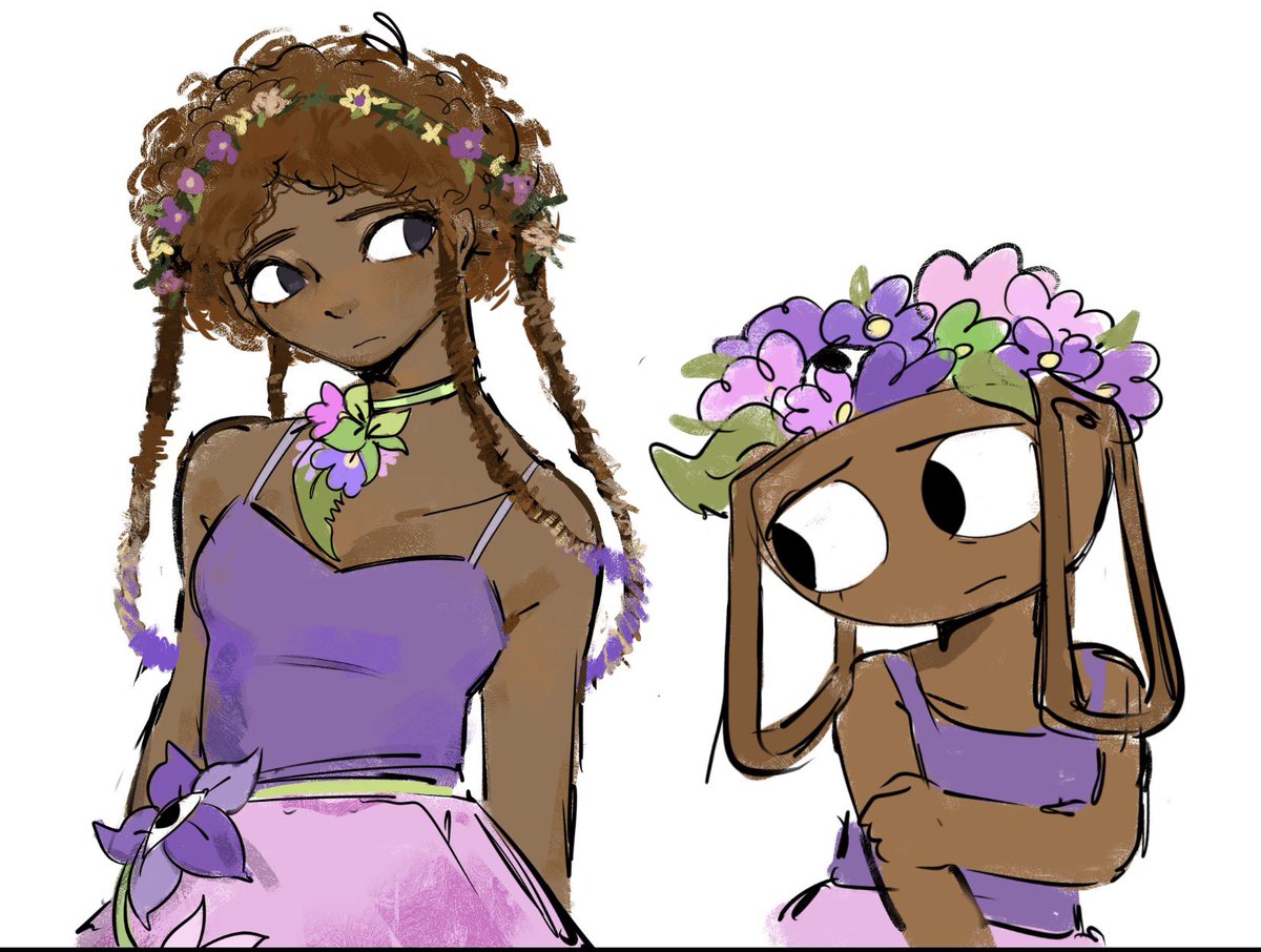 Soskiki6's tweet photo. Humanized bassie #dandysworld https://t.co/Y4LPg3XoD4