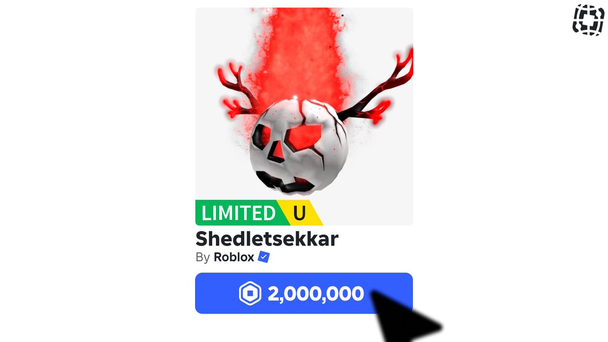 Blox_Feed's tweet photo. Roblox just uploaded a Limited U item for 2,000,000 Robux.

It's already sold out. https://t.co/HRPTKLcA8T