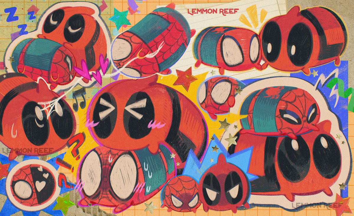 LemmonReef's tweet photo. <3
#spideypool https://t.co/CjnDb9mXDn