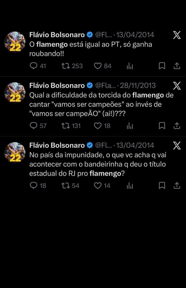 eumesmo22brasil's tweet photo. @HyYuXi @ColunadoFla Ou você torce pro Flamengo ou vota nesse cara, os dois não dá. https://t.co/lG2PiSfmNo