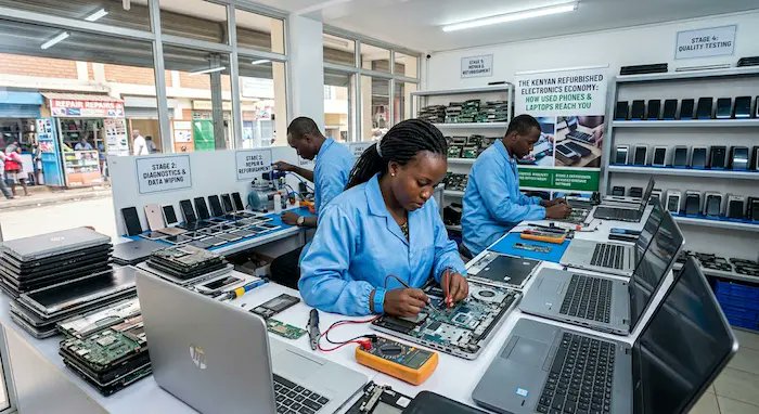 techdrivers1's tweet photo. 🇰🇪 That “cheap” ex-UK phone or laptop might have a story you’re not being told.

Was it actually refurbished?
Battery replaced?
Screen original?
How much repair work was done?
Kenya’s refurbished electronics market is bigger than you think. 👀
Here’s how it works 👇
https://t.co/x61VrXPCjm