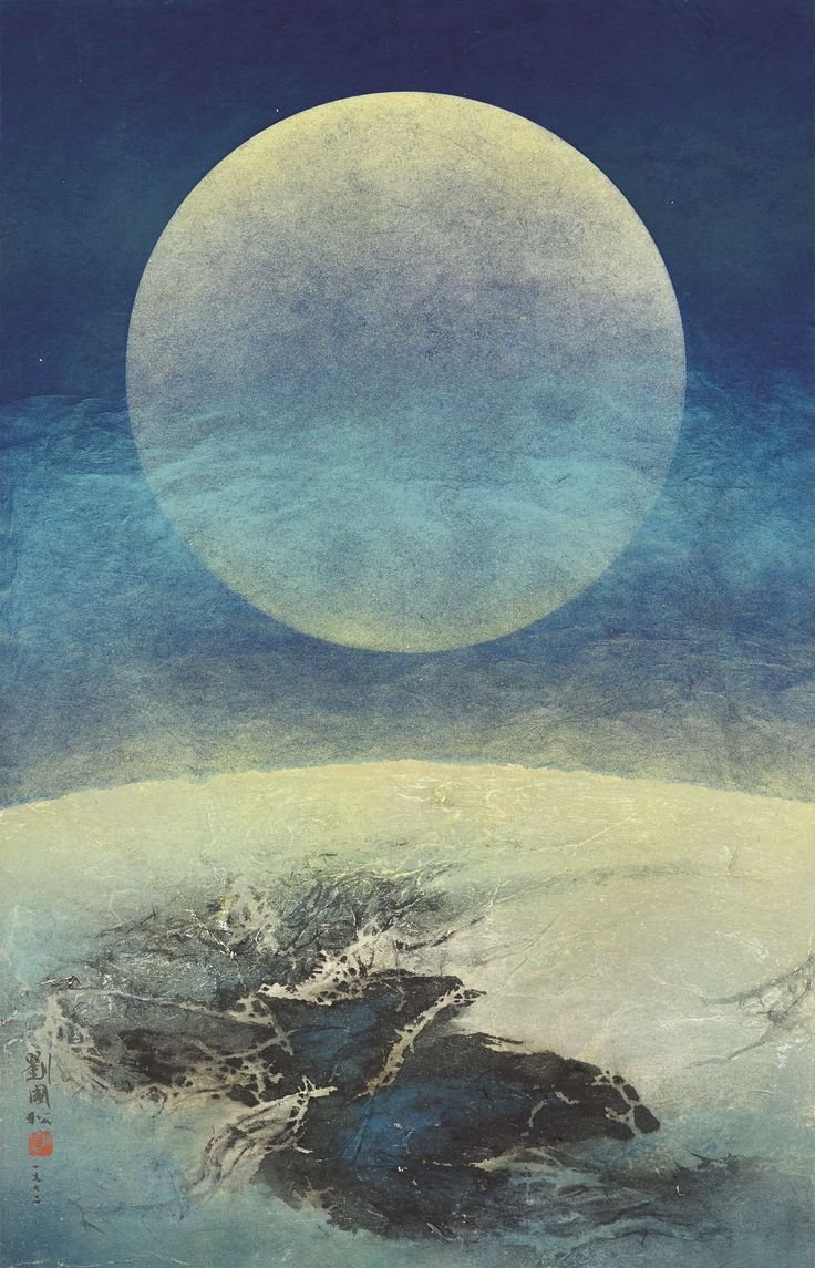 marysia_cc's tweet photo. Liu Guosong, b. 1932
Metamorphosis of the Moon https://t.co/jqpL2867Nc