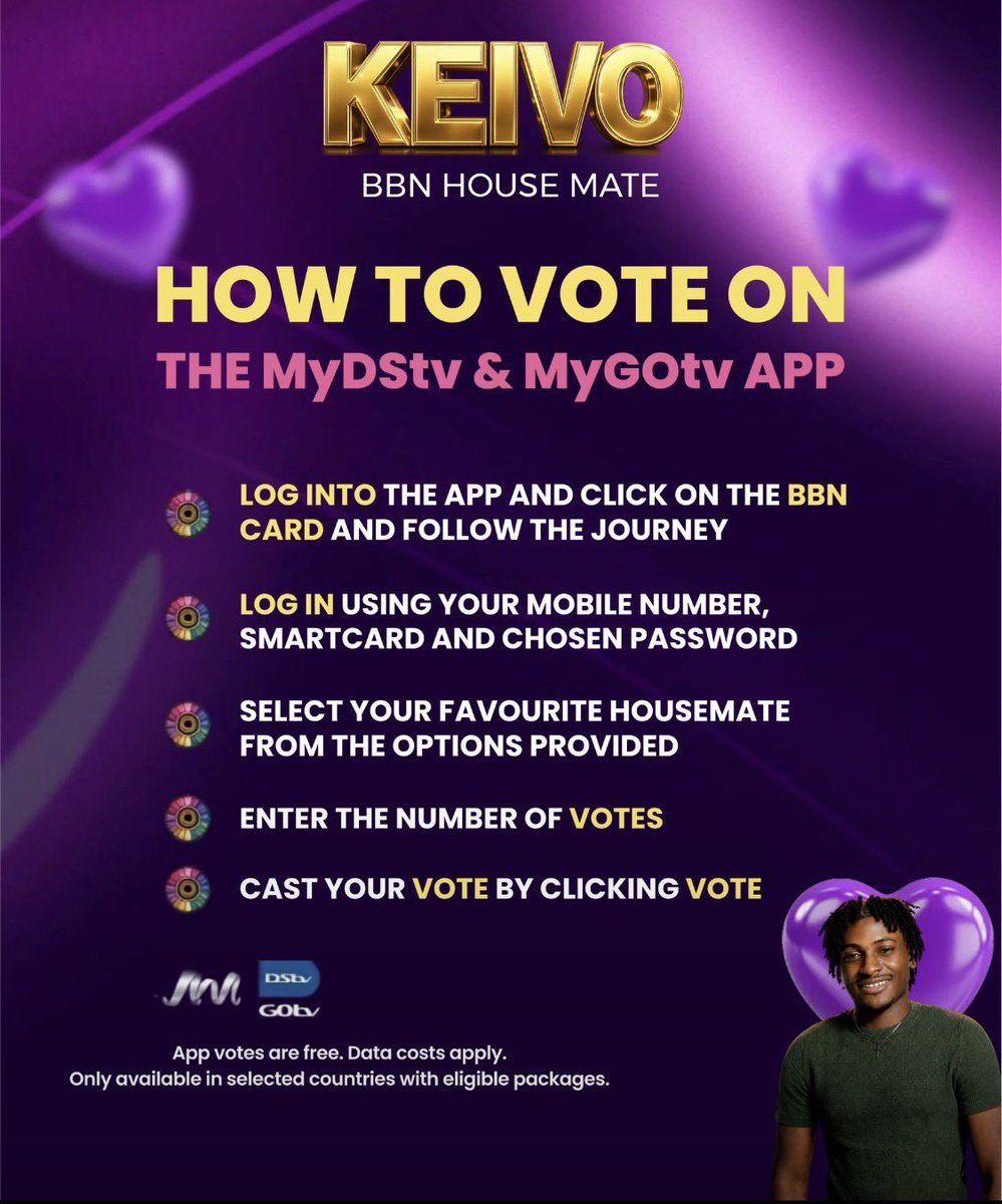 keivo_oi's tweet photo. The final journey begins now! Keivotes we have come so far to give up now, voting for finale is officially open! 

SHOW YA SEF ON THAT POLL!!!!!
VOTE KEIVO

#BBNaija
#Keivo
#VictorIkpe https://t.co/5btEmHmxyF