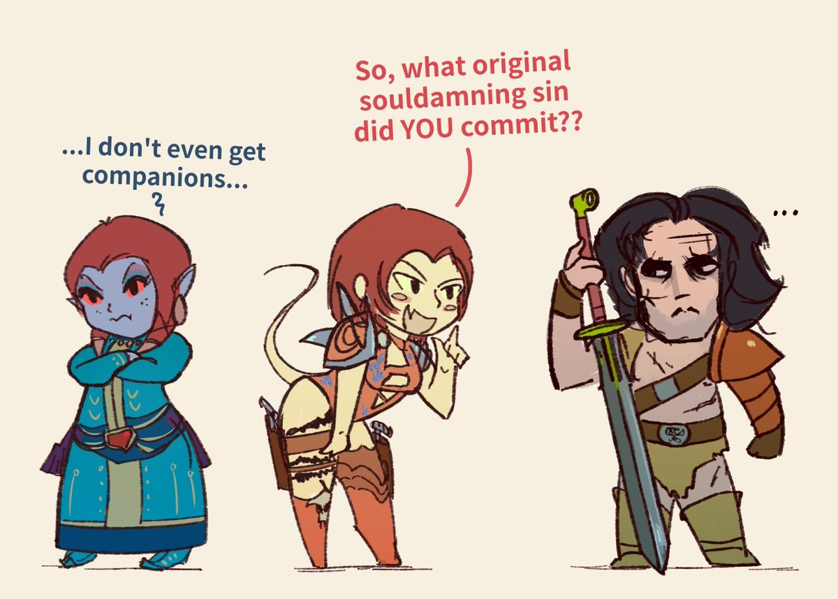 Feletida's tweet photo. Chibi foolery extra
#morrowind #planescape #arcanum https://t.co/vsJQUyxIMa