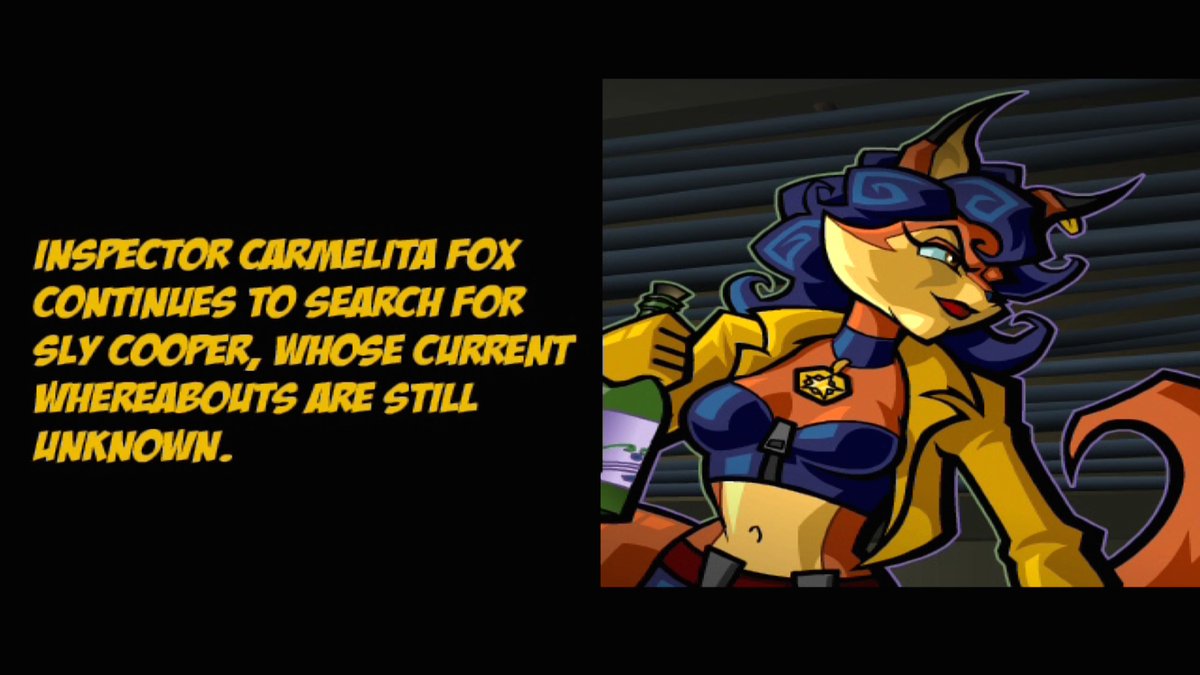 sleepyguymike's tweet photo. It breaks my heart that even in Sly 2, this part is still relevant to this day😔

(This is part of the credits in Sly 2)

#SlyCooper https://t.co/yM1onxhQpe