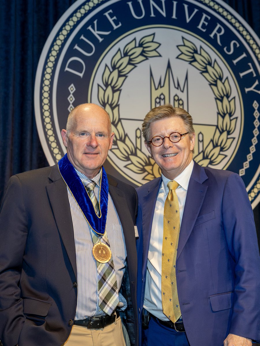 DukeWGOLF's tweet photo. Big honors, big moments 🏅

Congrats to Coach Brooks on receiving Duke’s highest honor, the 2026 University Medal for Distinguished Meritorious Service, and then taking the field as honorary captain for the Duke football game against William &amp; Mary! 🏈 https://t.co/xpdGlnrmmM