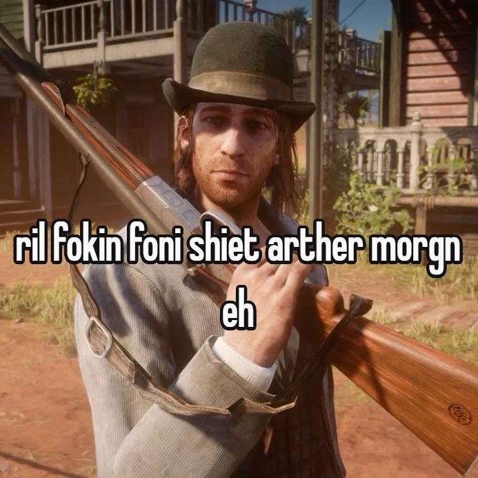 fartmacguire's tweet photo. RIL FOHKIN FUNNEH SHI ARTUR MOHGAN https://t.co/wL8QlHktfa