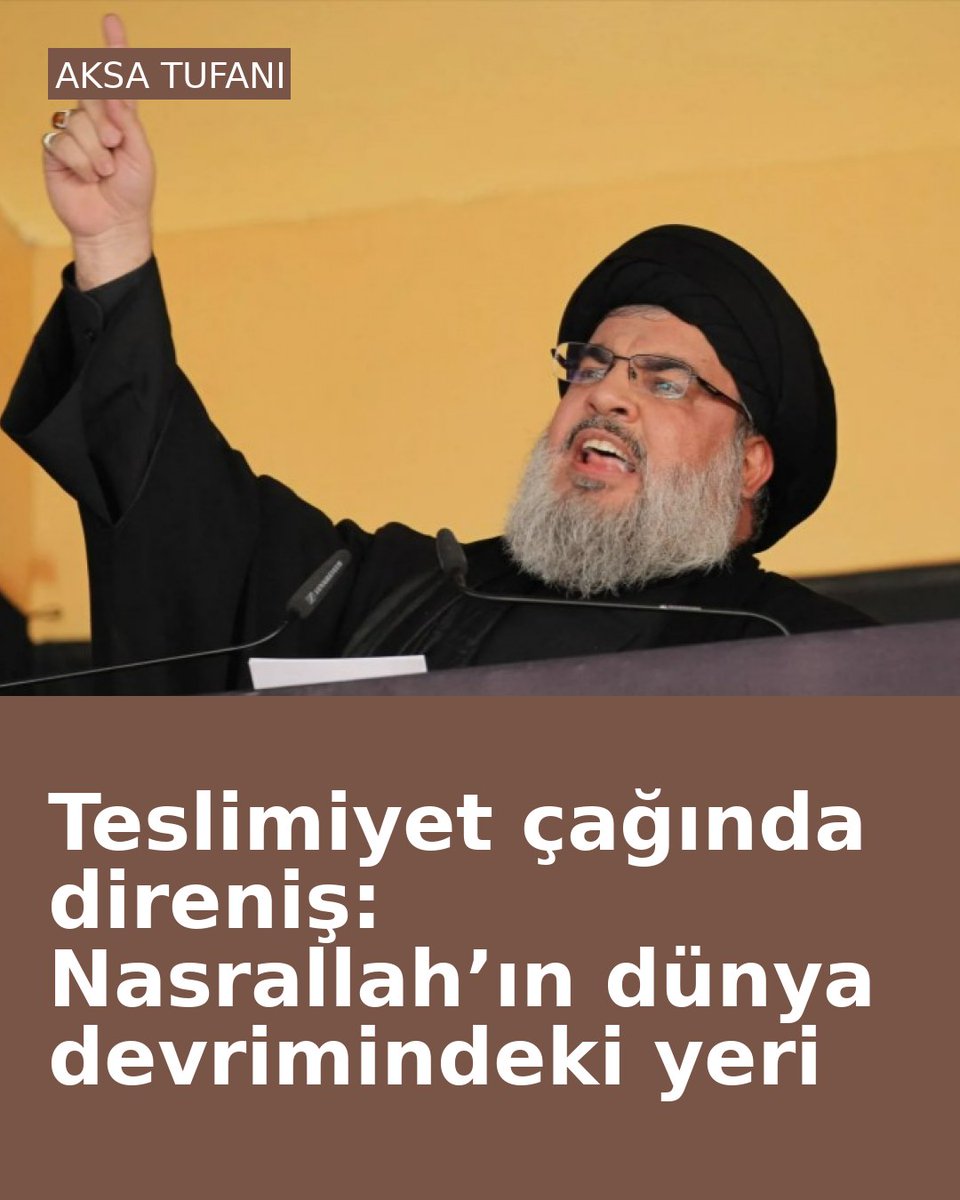 alptkndrsunoglu's tweet photo. Nasrullah, kurtuluş mücadelesi veren enternasyonalist önderlerden herhangi biri olmaktan çıktı. Ulusal kurtuluş ve direniş hareketleri tarihinin en önemli enternasyonalist önderi hâline geldi; sıra dışı deneyimiyle dünya devriminin mucizesini temsil etti. https://t.co/pJZfD48hGw https://t.co/MU6kfexkUb