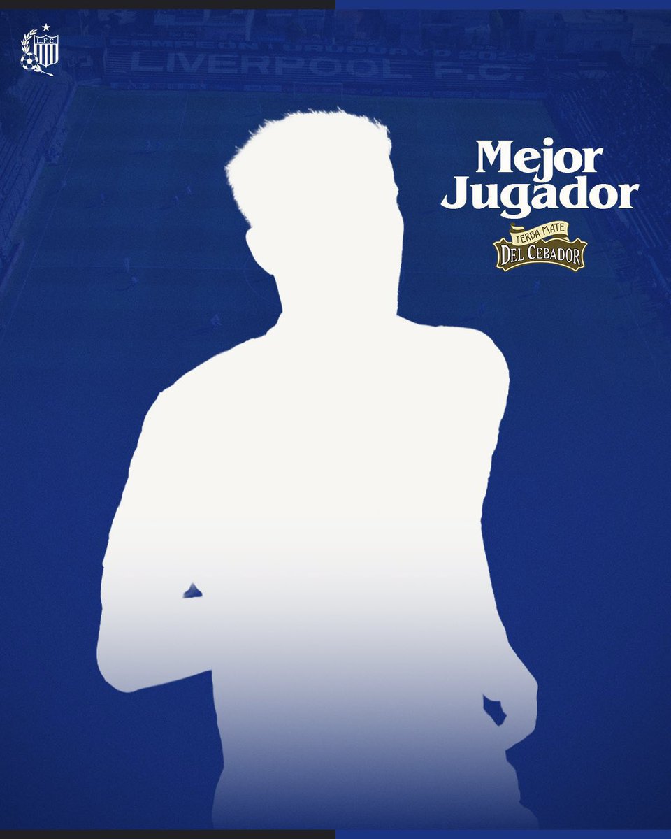 LiverpoolFC1915's tweet photo. Elegí al 🧉 #JugadorDelCebador de la victoria por 2 a 1 ante Central Español. 

🔝🧉 El jugador Del Cebador, el mejor jugador del partido. https://t.co/OvIslE2fhG