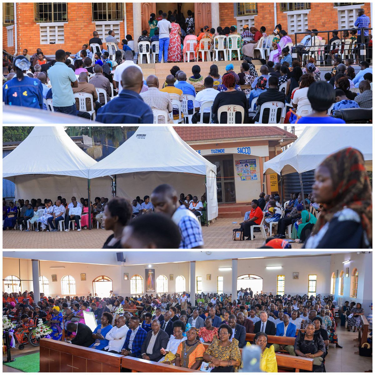 JoelSsenyonyi's tweet photo. What a sad day!

In the afternoon, we joined the community of St. Paul’s Catholic Church in Banda-Nakawa West for the requiem mass of Rev Fr John Bosco Nambasi who died in an accident yesterday.
Afterwards, we went to St. Mbaaga Catholic Church in Kiwatule-Nakawa West to bid farewell to Rev. Fr. Charles Lwanga Ssewava who passed on after a long illness.

Later in the evening, we attended a vigil of the late Judith Mugalu in Kondogolo zone, Kyanja Parish - Nakawa West who succumbed to an accident yesterday. At just 30 years, she has left behind a husband and two young children.

So much tragedy! May God comfort the bereaved families, and may the souls of the departed rest in peace.