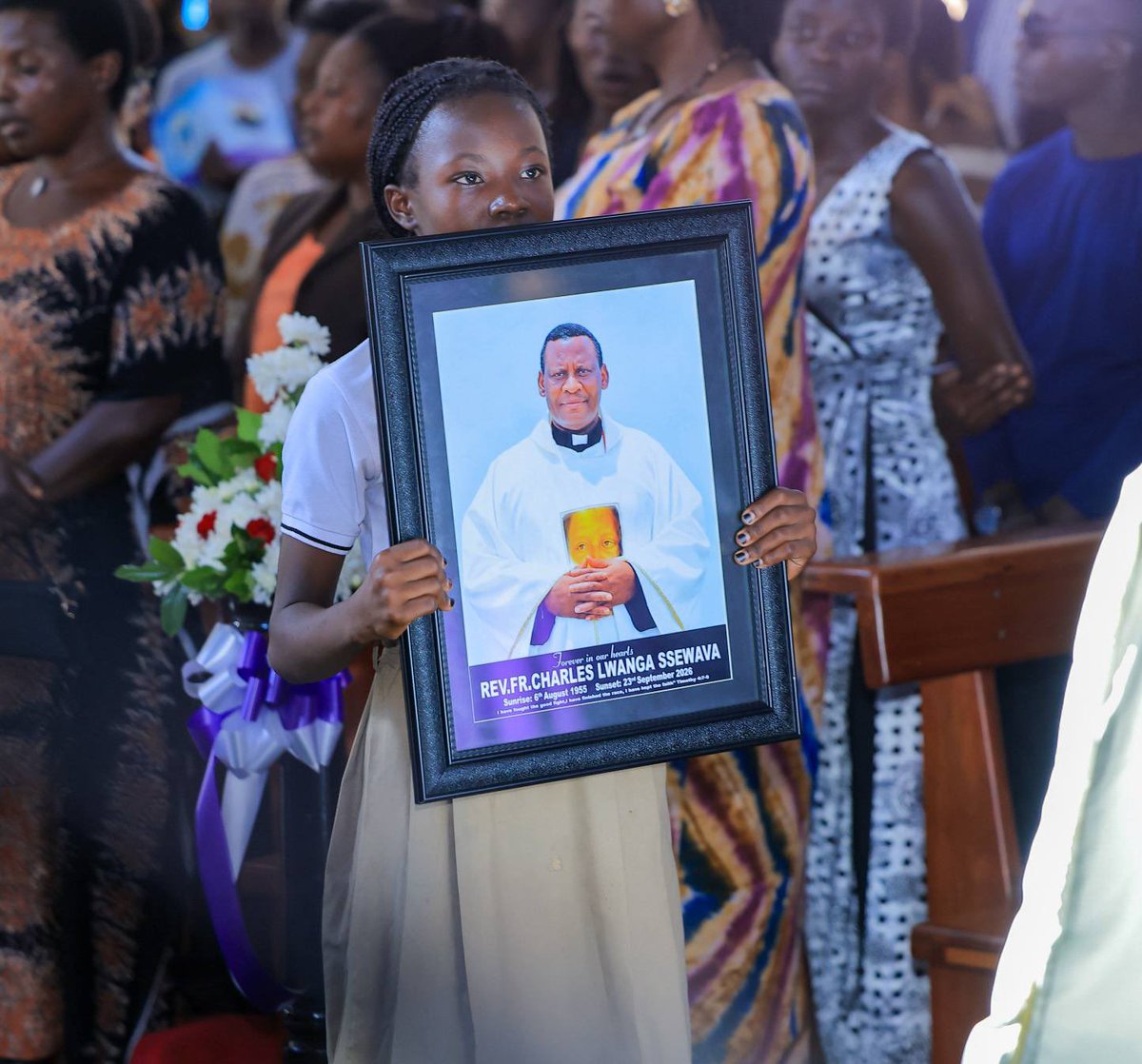 JoelSsenyonyi's tweet photo. What a sad day!

In the afternoon, we joined the community of St. Paul’s Catholic Church in Banda-Nakawa West for the requiem mass of Rev Fr John Bosco Nambasi who died in an accident yesterday.
Afterwards, we went to St. Mbaaga Catholic Church in Kiwatule-Nakawa West to bid farewell to Rev. Fr. Charles Lwanga Ssewava who passed on after a long illness.

Later in the evening, we attended a vigil of the late Judith Mugalu in Kondogolo zone, Kyanja Parish - Nakawa West who succumbed to an accident yesterday. At just 30 years, she has left behind a husband and two young children.

So much tragedy! May God comfort the bereaved families, and may the souls of the departed rest in peace.