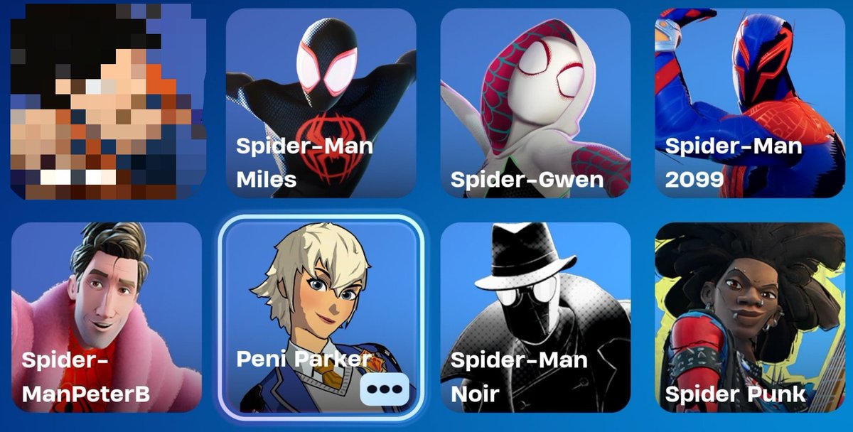 PeniNendoroid's tweet photo. Sooo, Which SpiderVerse characters is going first in Freddy Fazbear's Pizzeria? #Fortnite #FortniteOverride #FortniteChapter7 #FortniteChapter7Season4 #SpiderMan #SpiderVerse #SpiderManIntotheSpiderVerse #SpiderManAcrosstheSpiderVerse #SpiderManBeyondtheSpiderVerse #FNAF https://t.co/CdXjE7cvoh