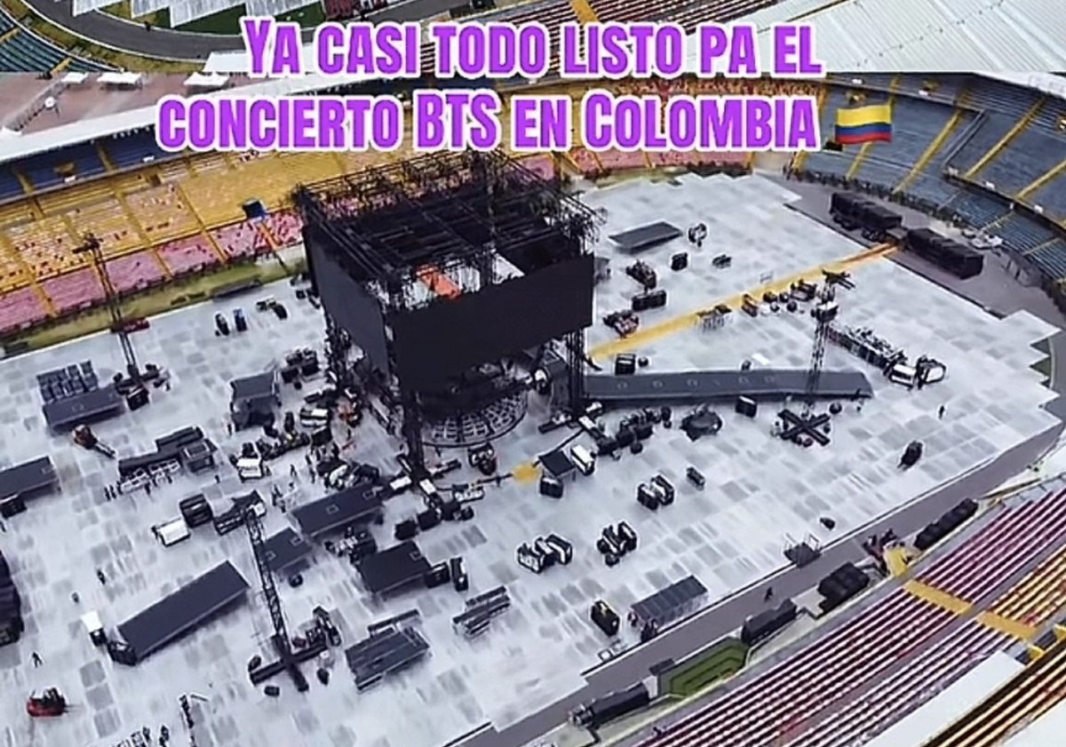 Heaven_shua's tweet photo. YA ESTÁN MONTANDO LAS PASARELAAAAAAAS https://t.co/cxP0PJJZg5