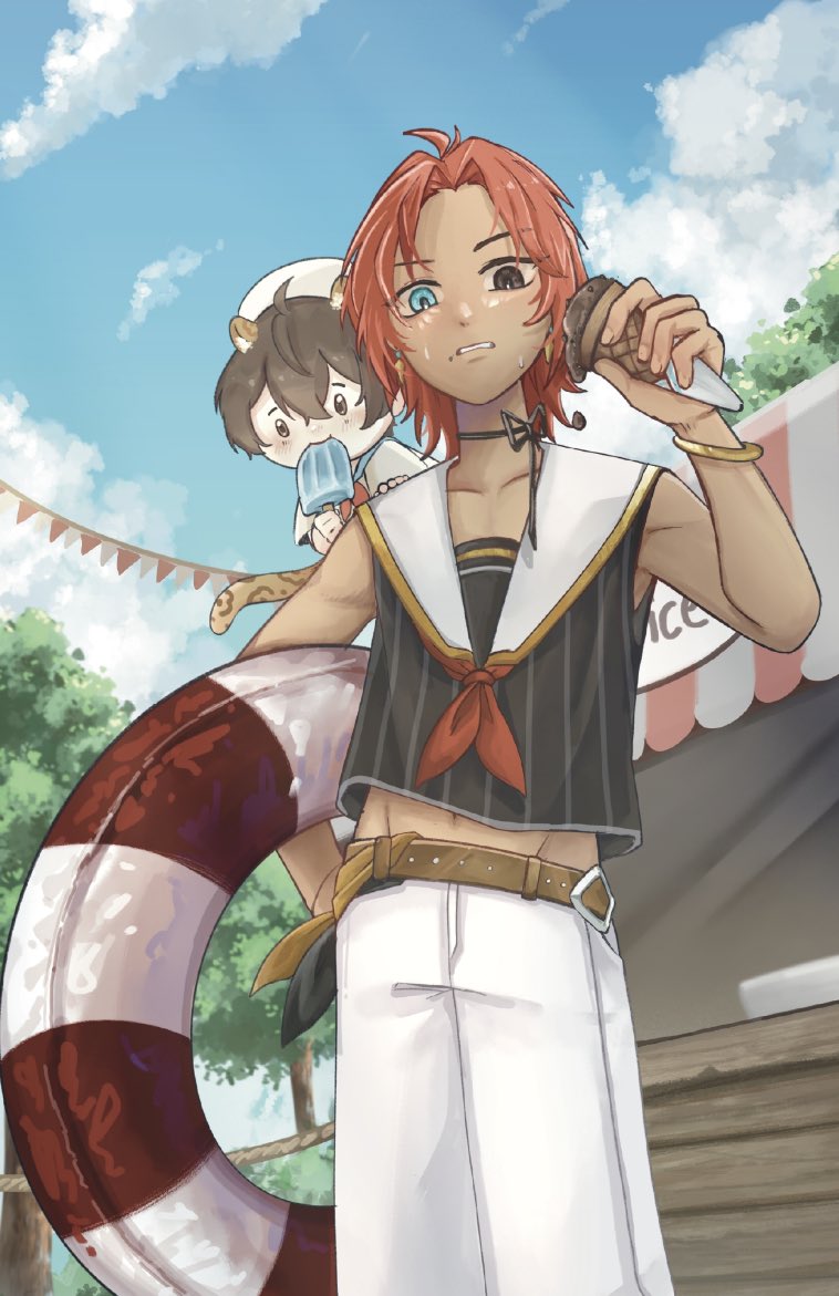 ara_lolipop's tweet photo. Little sailor  Dante 🌴☀️🍦

#NUカーニバル #NUcarnival #新世界狂歡 https://t.co/3RDCWT9Fwp