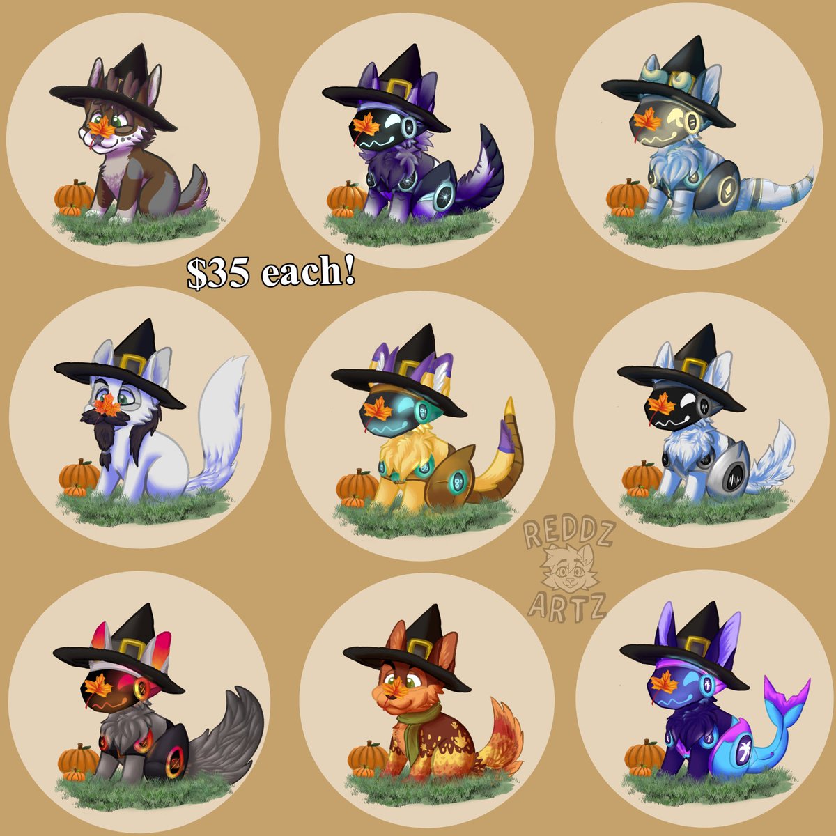 ArtzRedd's tweet photo. fall season is upon us! get your own ych for $35! https://t.co/TqCcSc1jBr