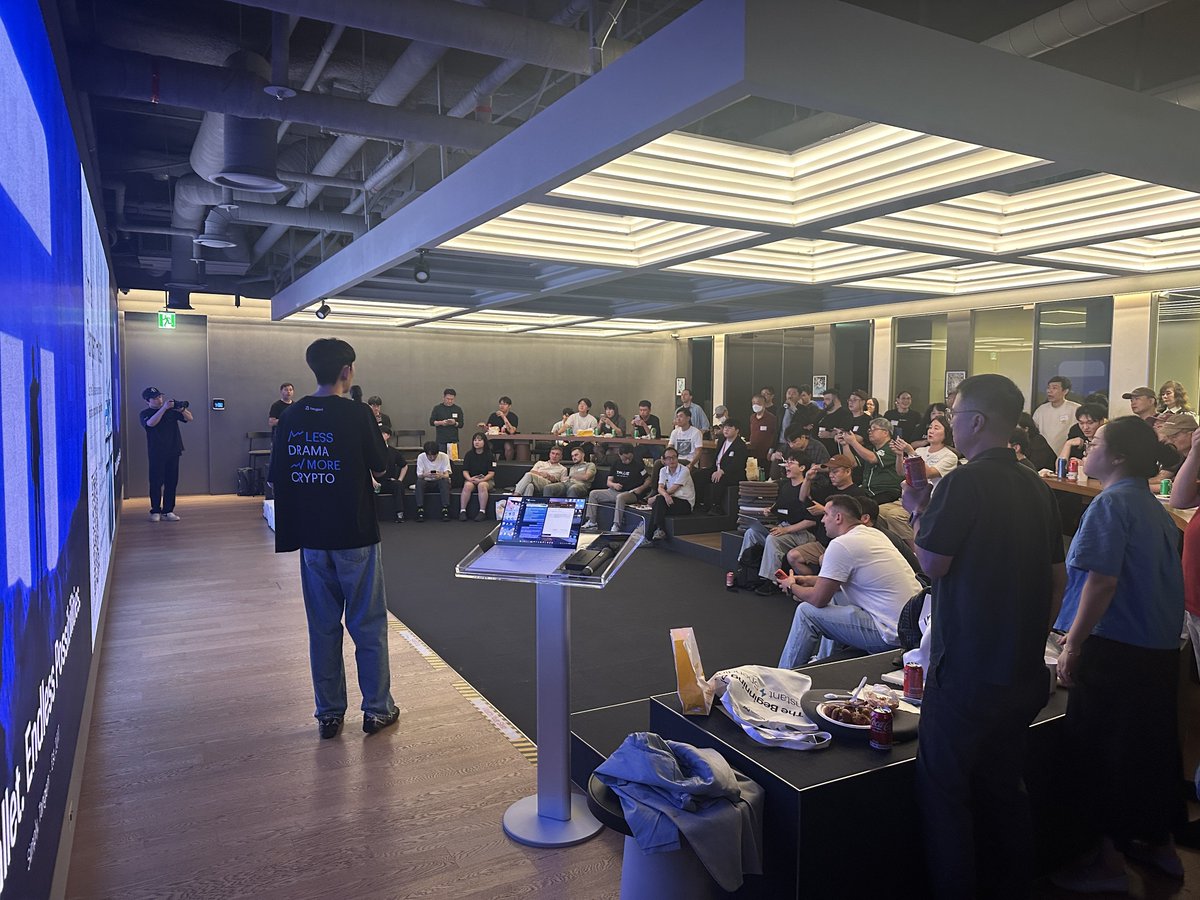 skywalker01250's tweet photo. What a way to kick off KBW 2026. ( ͡° ͜ʖ ͡°) 🇰🇷

Yesterday, we hosted @Tangem House Seoul, and there was one message I really wanted to leave with everyone:

Self custody should not feel complicated. It should feel natural enough to become part of everyday life.

Tangem started with a simple mission around secure self custody, but today, the vision goes much further than simply holding assets.

Simply hold. Simply grow. Simply spend.

The idea is to build one secure place where users can manage their financial lives with crypto from ownership and swaps to earning, payments, and real world usage.

And we are already thinking beyond traditional financial tools too, like Collect. Build & Automate.

New collectible experiences, and eventually AI powered agents and mini apps through Tangem MCP  all inside the same walletexperience.

That was also why I didn’t want Tangem House to feel like just another hardware wallet showcase.

I wanted it to be a place where different ecosystems, builders, creators, communities, and users could sit together and talk.

A huge thank you to our speakers today:
- Andrew Lim(@KoreaPanda_), @ZetaChain APAC Lead
- Chaerin Kim (@decentra1ized_), @SolanaFndn  APAC Tech
- Gemma Shin (@Gem3a), @Mantle_Official Ecosystem Growth
- - Hope (@Hope_web3_), Creator / Hedgers cofounder

Thank you for bringing different perspectives, honest conversations, and great energy to the room.

And none of this would have happened without the @Tangem  team behind the scenes. Huge thank you to everyone who supported the event, and especially to @clairenatwara , @Aki, and @alittlebitriya , who were there with me on the ground in Seoul and helped make everything happen from start to finish. 🙏

Over five hours, we welcomed around 290 attendees out of roughly 420 approved registrations, about a 69% turnout rate. >-<

Seeing the room stay full, conversations continue long after the sessions, people actually trying the Wallet and Ring, meeting each other, and sharing their own thoughts.

I’ve already seen people calling Tangem House will be one of their favorite events of this year’s KBW. That means a lot.

Thank you to everyone who came, spoke, listened, shared, posted, and made Tangem House what it was.

Thanks again and enjoy KBW! ( ͡° ͜ʖ ͡°)